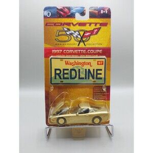 Racing Champions Corvette 50th Anniversary 1997 Corvette Coupe 1/64 Diecast New!